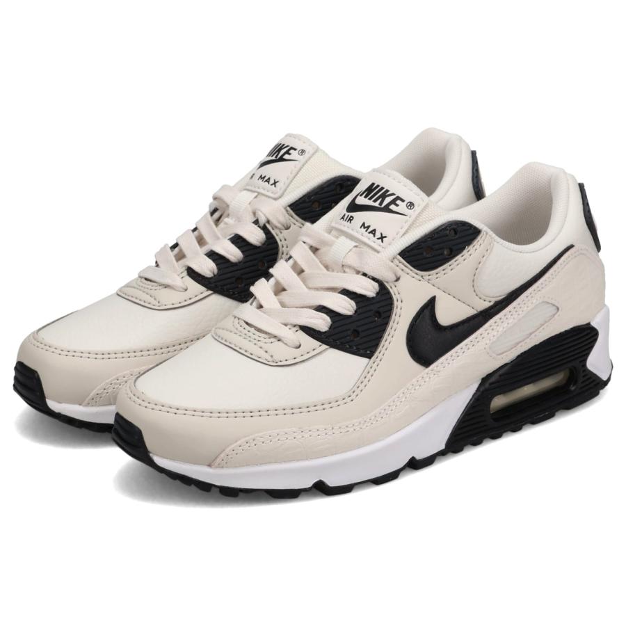 美品！NIKE ウィメンズ エアマックス90 LIGHT BONE スニーカー NIKE（ナイキ） 訳あり BOX破損 ウィメンズ エアマックス90 スニーカー