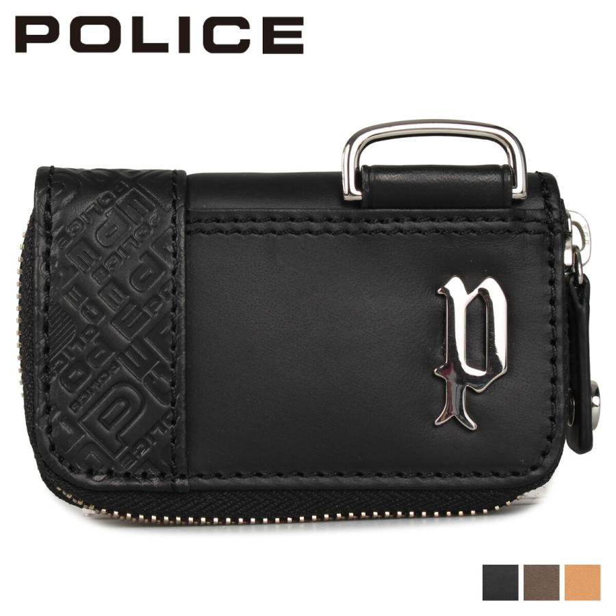 POLICE ポリス キーケース キーホルダー メンズ サーキット 5連