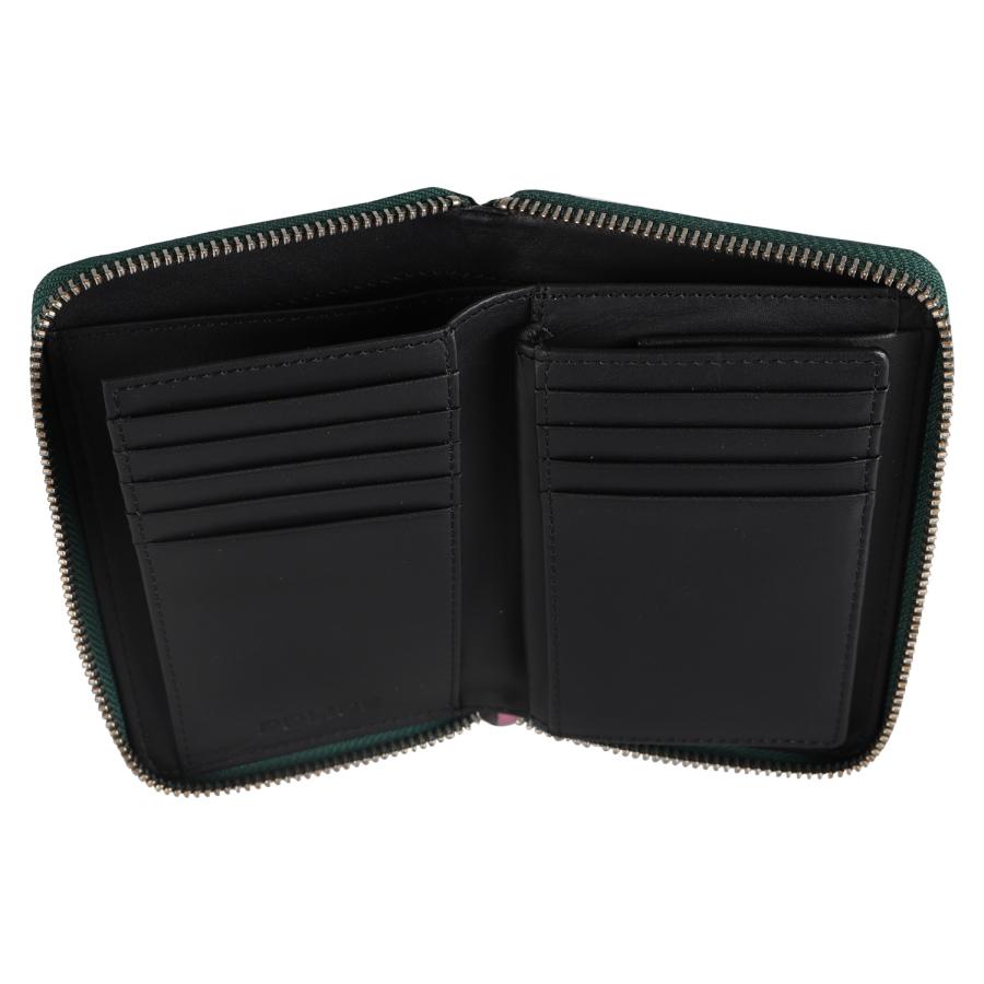 POLICE（ポリス） 財布 二つ折り メンズ ラウンドファスナー ボックス