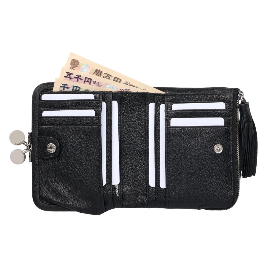 perche（ペルケ） 財布 二つ折り財布 レディース がま口 軽量