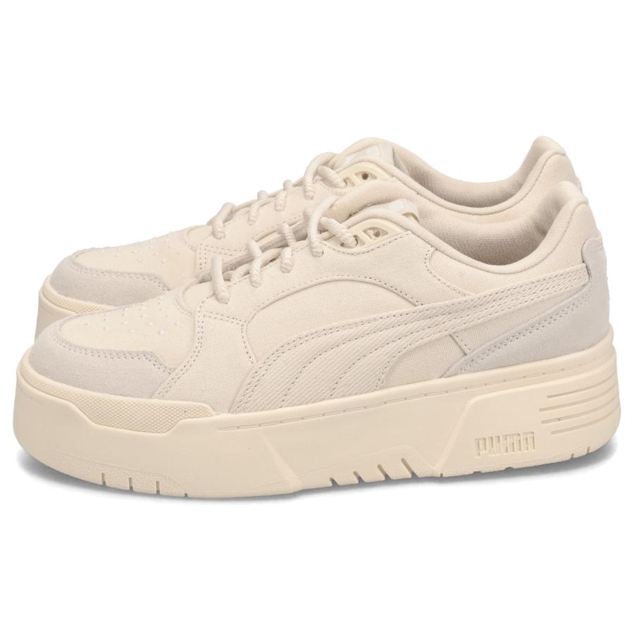 プーマ PUMA スニーカー ウィメンズ カリフォルニア フライズ ネイチャー レディース 厚底 WNS CA. FLYZ NATURE ベージュ 396100-02｜biget｜04