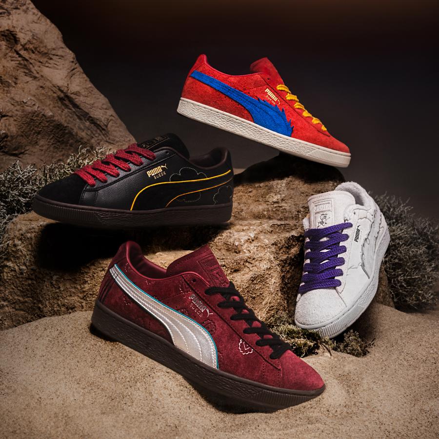 ルフィー PUMA プーマ スウェード 3 ワンピース ルフィー スニーカー