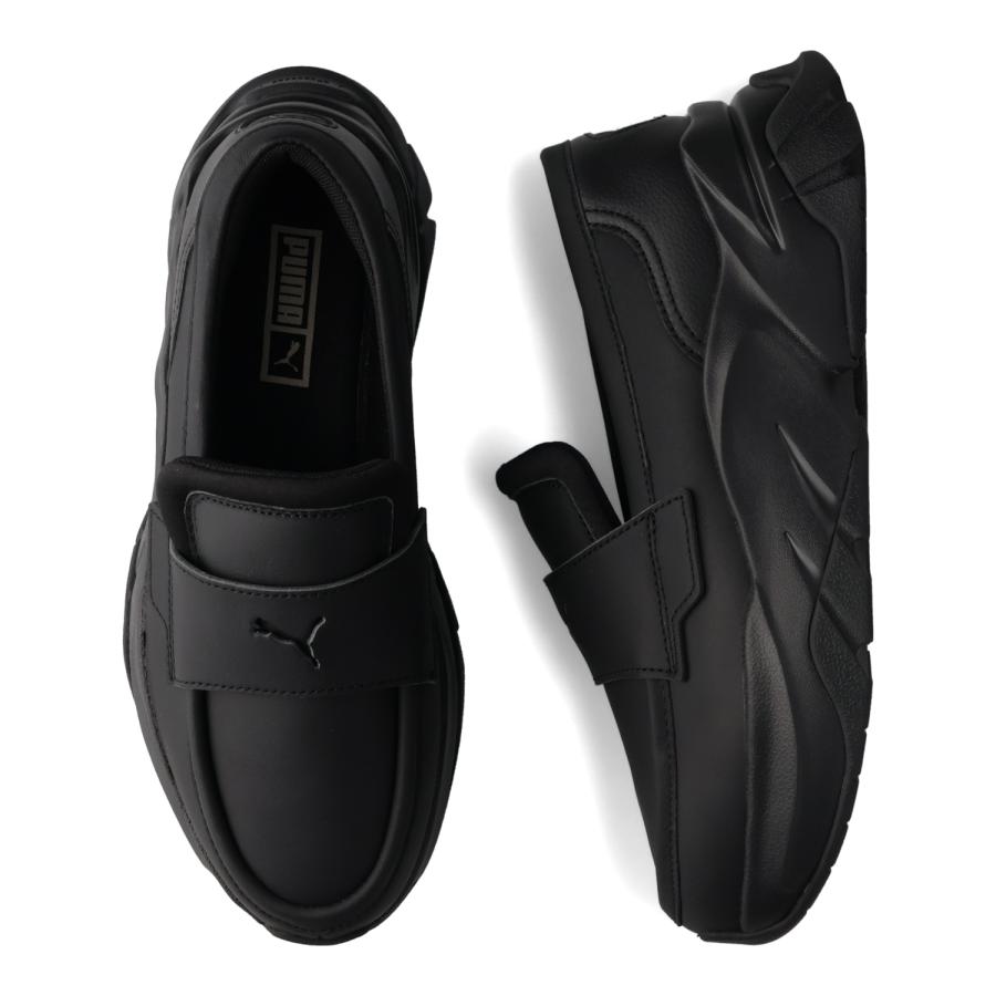 【未使用級】PUMA　プーマ　ローファー　397730-01　厚底　ブラック PUMA（プーマ） ローファー ソフィール レディース 厚底 SOPHYR LOAFER