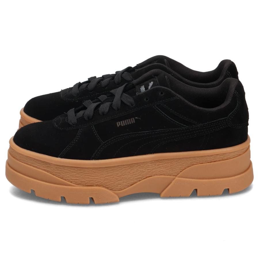 PUMA（プーマ） スニーカー レディース 厚底 リボ スウェード スエード