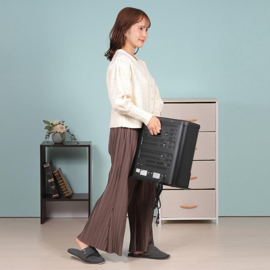 QUADS クワッズ　スチーム加湿機能付電気ストーブ　アイボリー　QD213 2_d07423b9-30dd-4212-a65f-