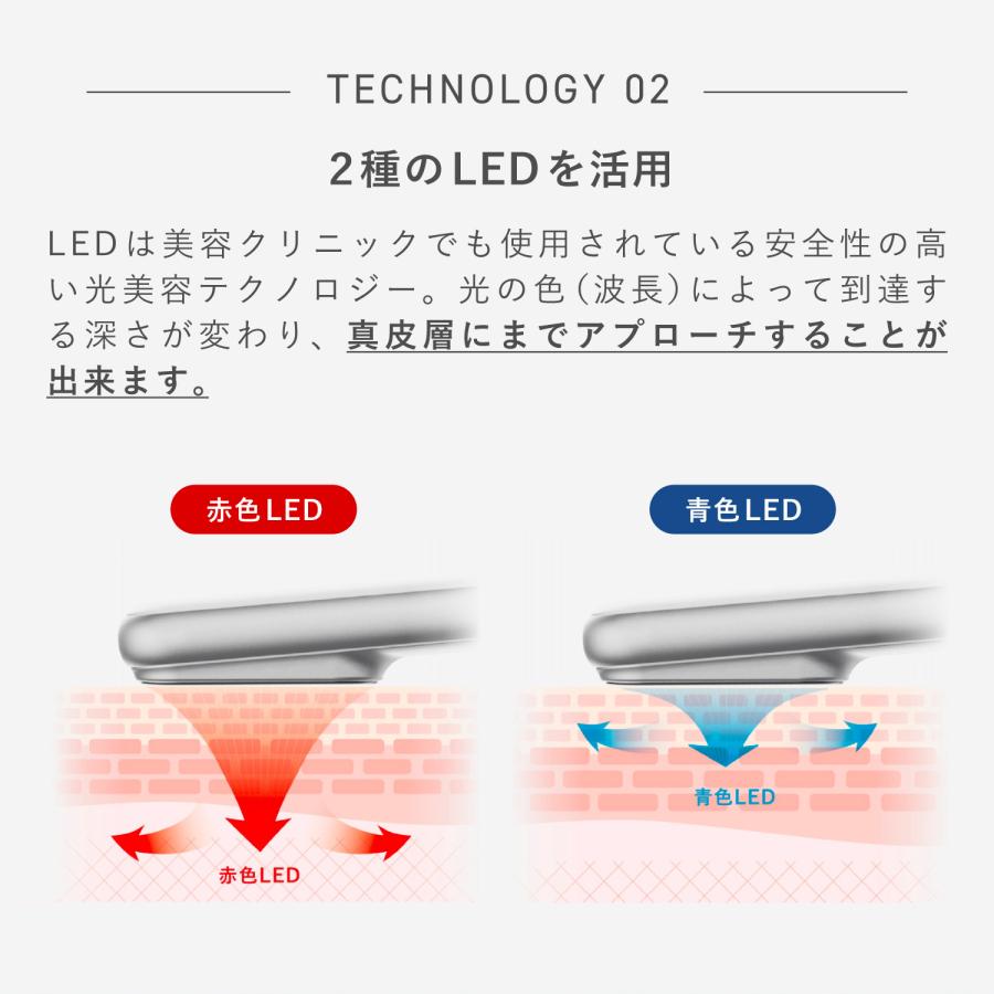 Re・De リデ スハダ 美顔器 スティック美顔器 光美顔器 メンズ レディース LED EMS 音波振動 温熱 充電式 軽量 コンパクト Suhada FM01Aの画像