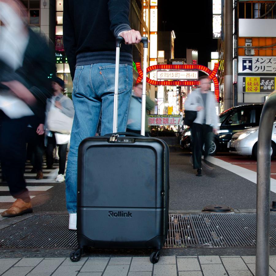 ローリンク Rollink スーツケース キャリーケース フレックスライト 40L 大容量 軽量 TSAロック 機内持ち込み対応 折り畳み 4輪 耐水 耐久 耐傷 FLEX LIGHT_5