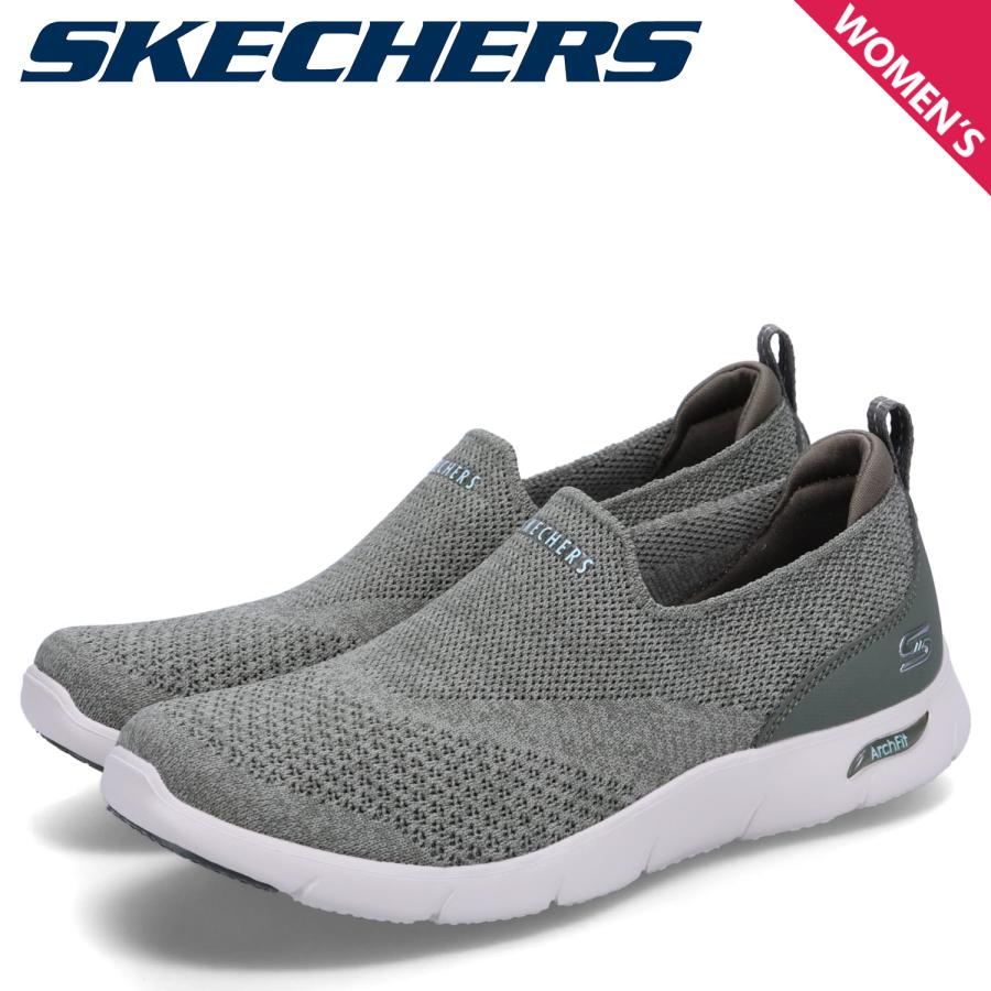 SKECHERS（スケッチャーズ） スリッポン スニーカー アーチフィット