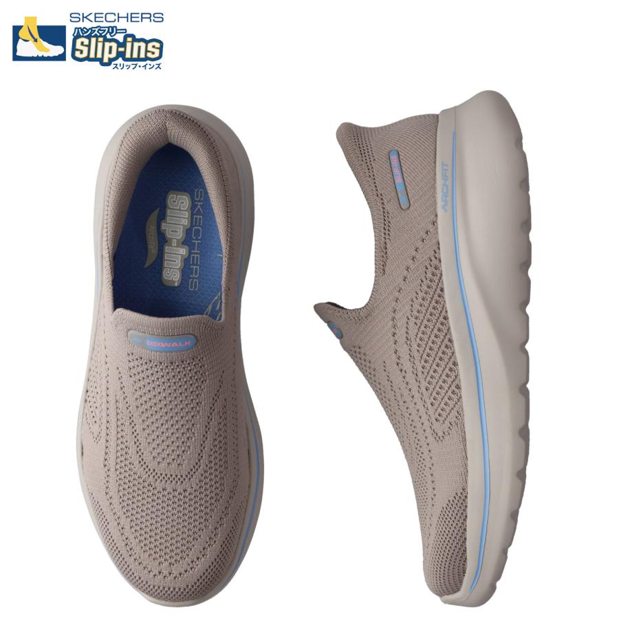 スケッチャーズ SKECHERS スリップインズ リラックスドフィット ゴーウォーク スニーカー スリッポン レディース 125843-TPE SKECHERS（スケッチャーズ） スリップインズ リラックスドフィット