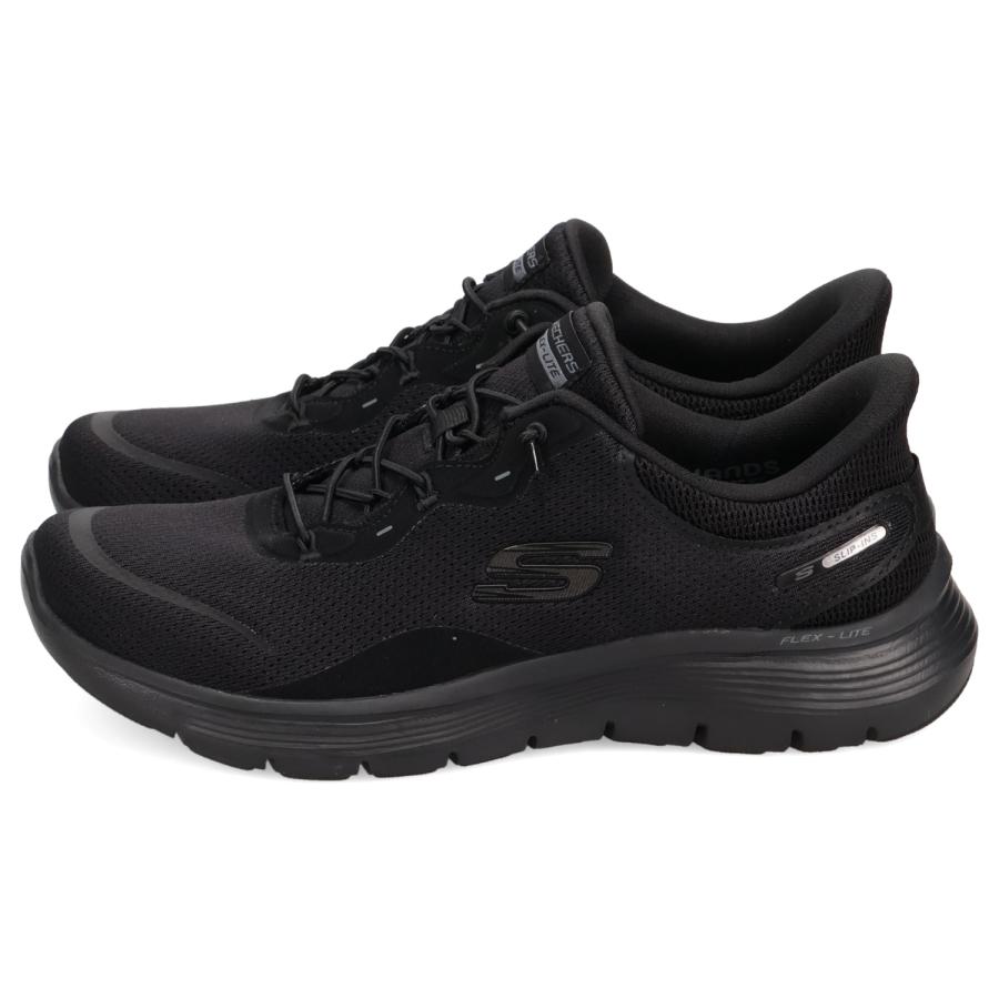 SKECHERS（スケッチャーズ） スリップインズ フレックス アピール 5.0 イージー ブリージー スニーカー レディース ブラック 黒 ...