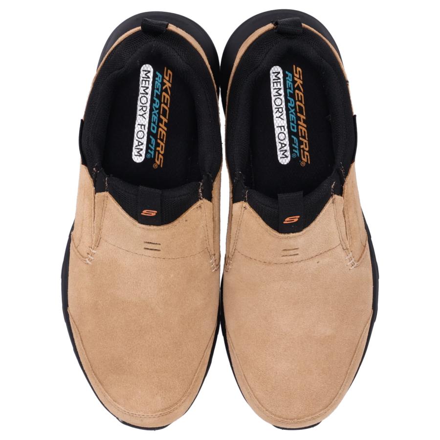 SKECHERS スケッチャーズ オーク キャニオン スニーカー スリッポン メンズ 撥水 OAK CANYON RYDOCK ブラウン 237282|biget|04