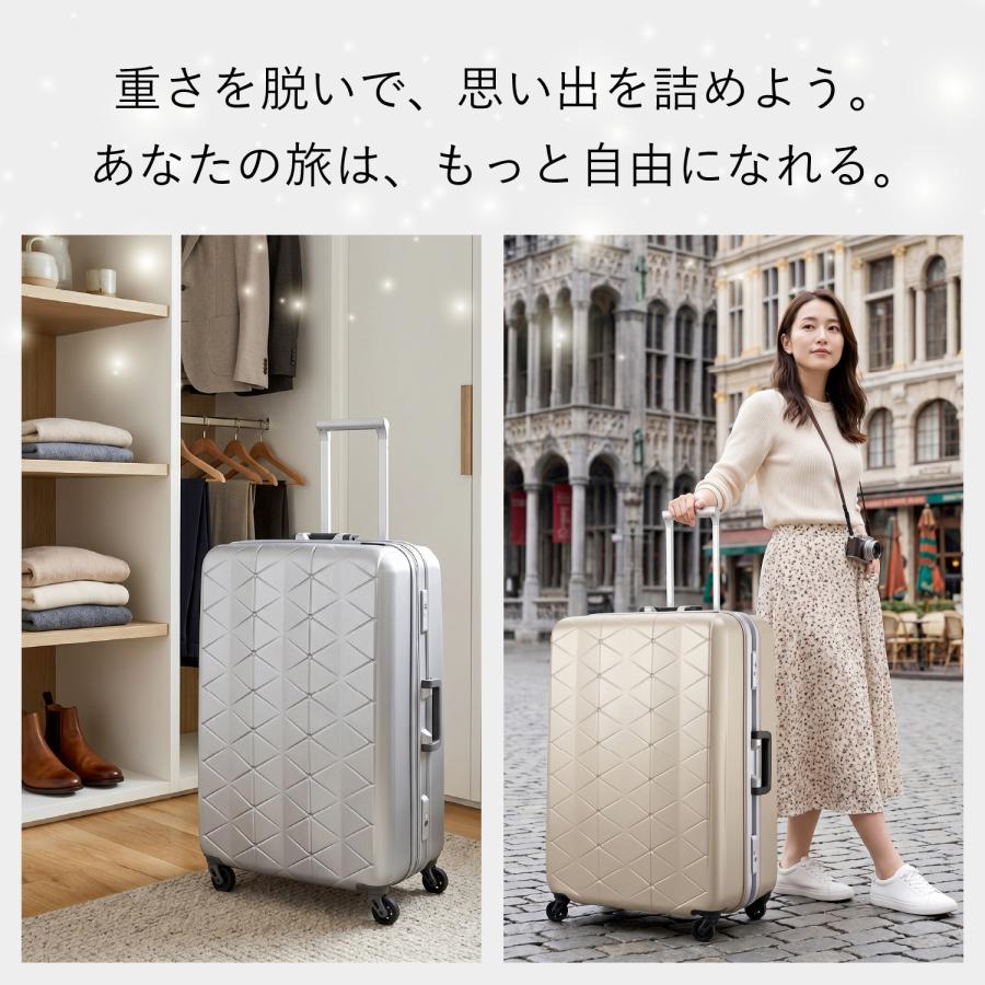 サンコー SUNCO スーツケース キャリーバッグ 極軽 メンズ レディース