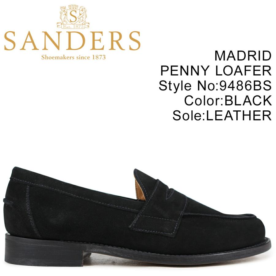 SANDERS サンダース ペニーローファー MADRID PENNY LOAFER メンズ