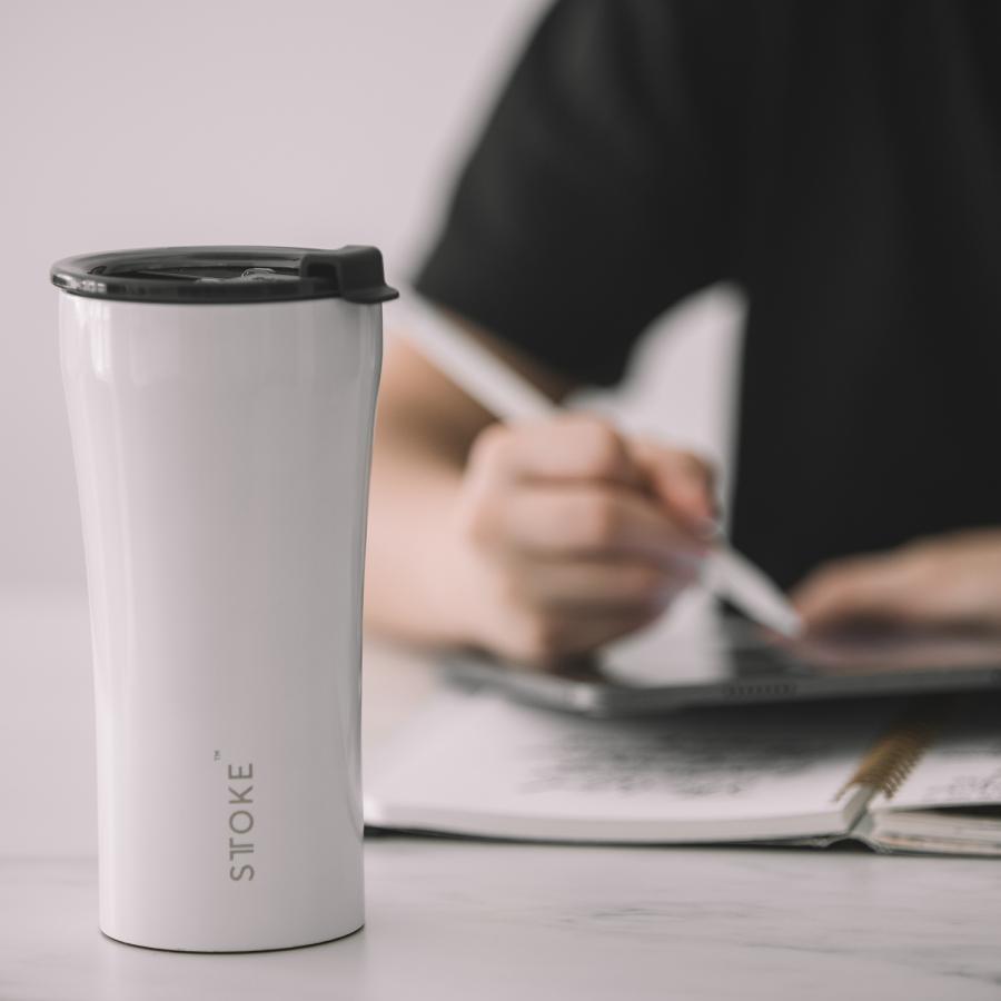 STTOKE ストーク タンブラー ステンレスボトル リユーザブルカップ 470ml Gサイズ 保温 保冷 蓋付き REUSABLE CUP 16OZ 母の日｜biget｜16