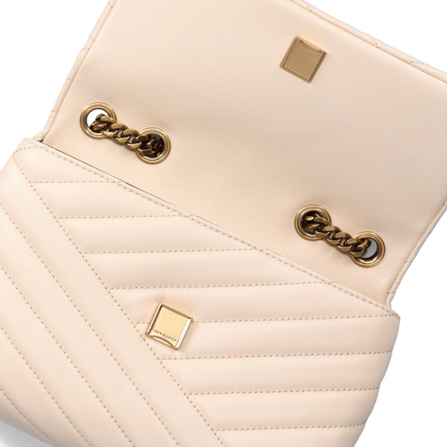 トリー バーチ TORY BURCH バッグ ショルダーバッグ ミニ レディース 斜めがけ 軽量 本革 小さめ ベージュ 90452 TORY BURCH（トリーバーチ） トリー バーチ バッグ ショルダーバッグ