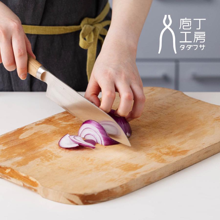 特典付き 庖丁工房タダフサ 包丁 三徳包丁 万能包丁 刃渡り 17cm 日本