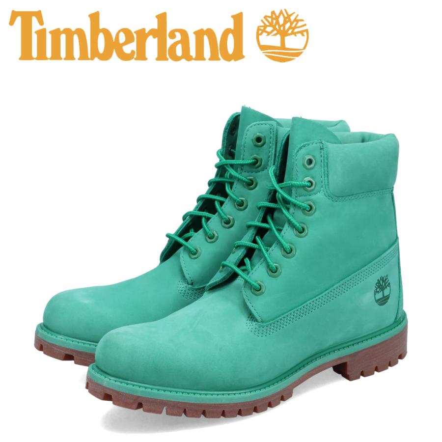 ティンバーランド プレミアム6インチブーツ 防水 グリーンカモ【28.5cm】