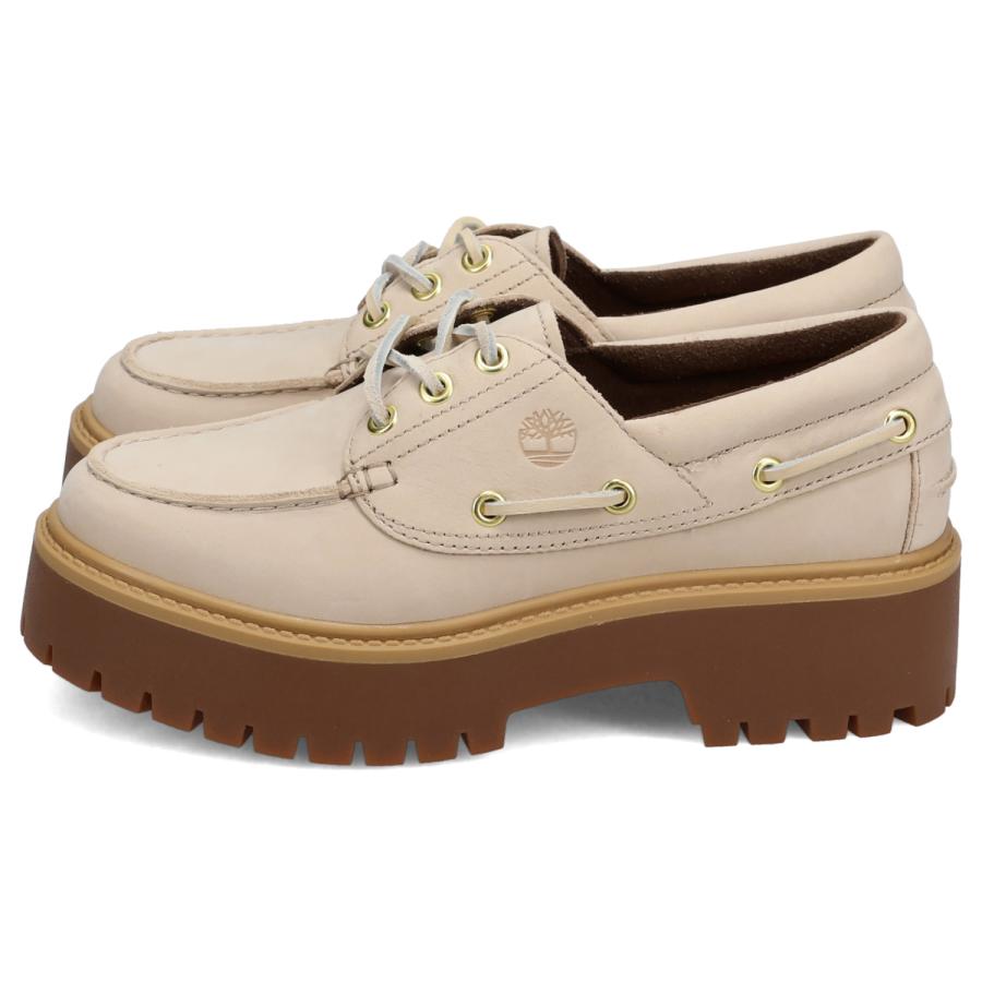 ネルネル　timberland スエードデッキシューズ　ベージュ 中古・古着通販】Timberland (ティンバーランド) スリーアイ ラグ