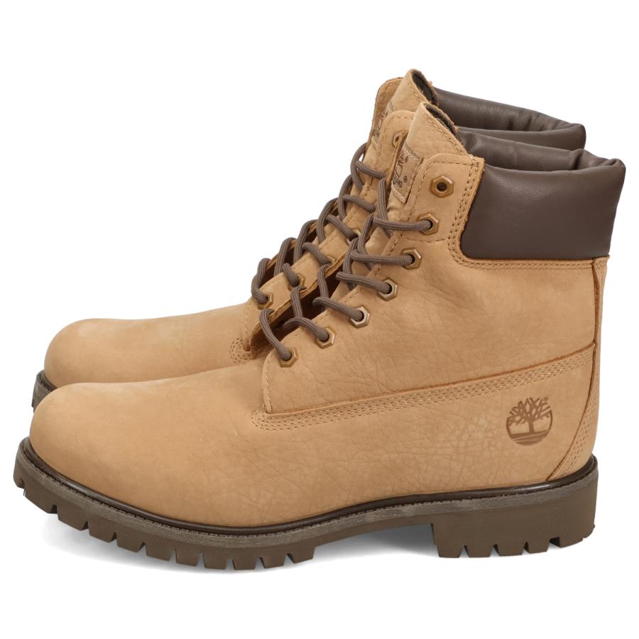 Timberland ブラウン ワークブーツ Timberland（ティンバーランド） ブーツ 6インチ メンズ Wワイズ 防水