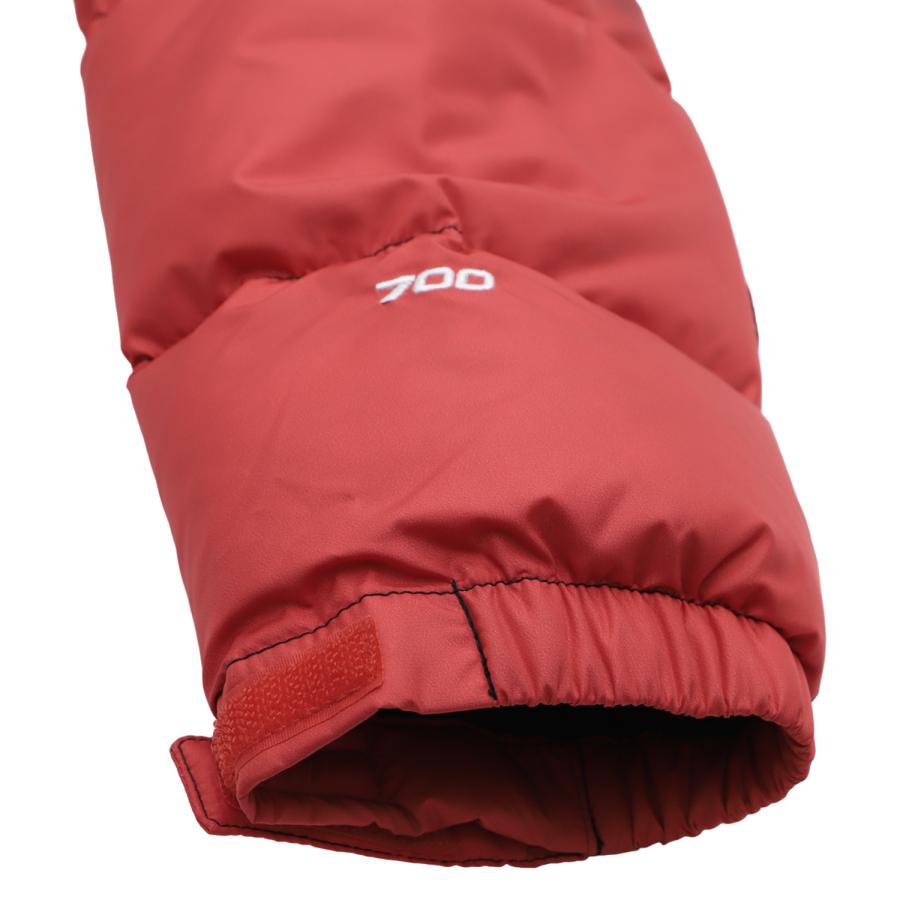 THE NORTH FACE ノースフェイス ダウンジャケット アウター ヌプシ ディップダイ レディース 防寒 W 96 NUPTSE DIP DYE JACKET レッド NF0A84QYOORの画像