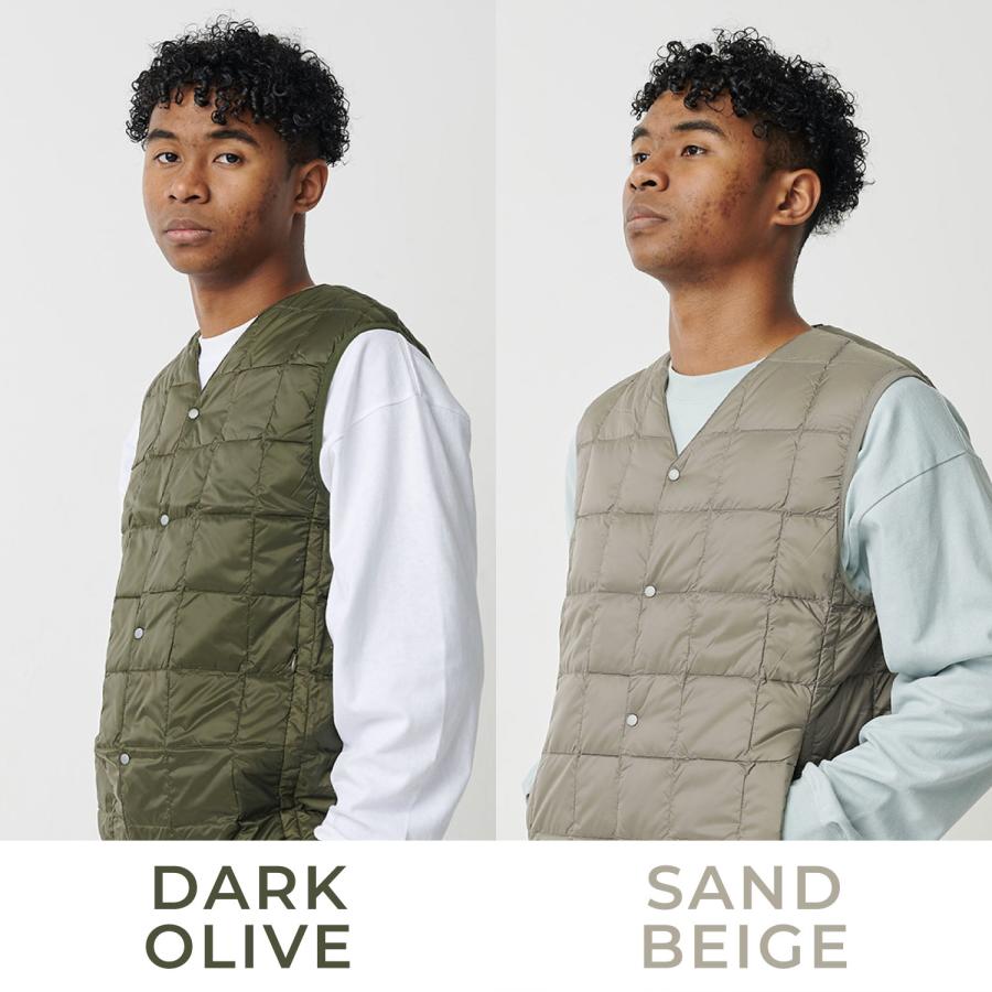 TAION（タイオン） インナーダウン ベスト アウター メンズ ベーシック