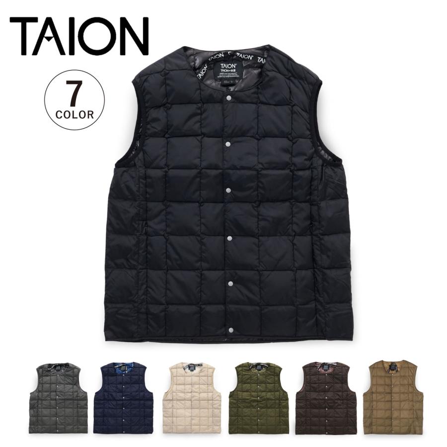 TAION（タイオン） インナーダウン ベスト ジレ アウター ベーシック
