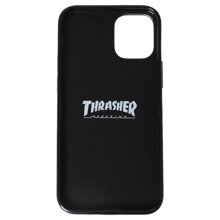 THRASHER スラッシャー iphone12 mini スマホケース メンズ レディース 携帯 アイフォン ブラック ネイビー オリーブ 黒 ネコポス可｜biget｜11