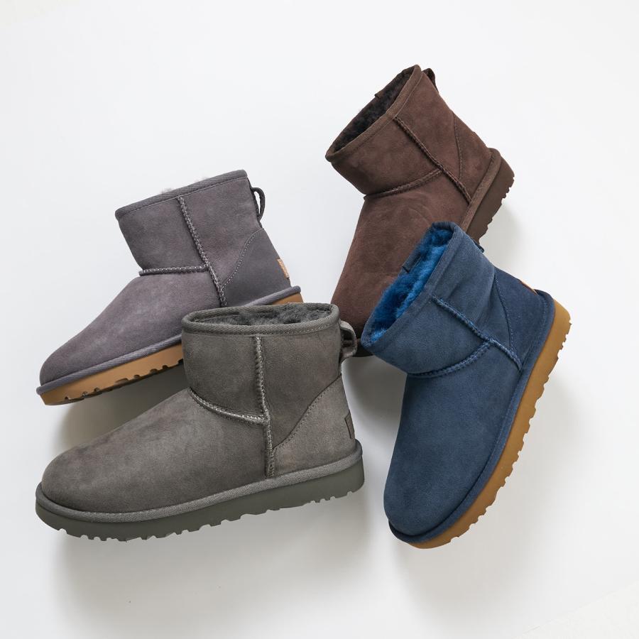 最終値下！UGG アグ クラシックミニ ムートンブーツ ネイビー 24