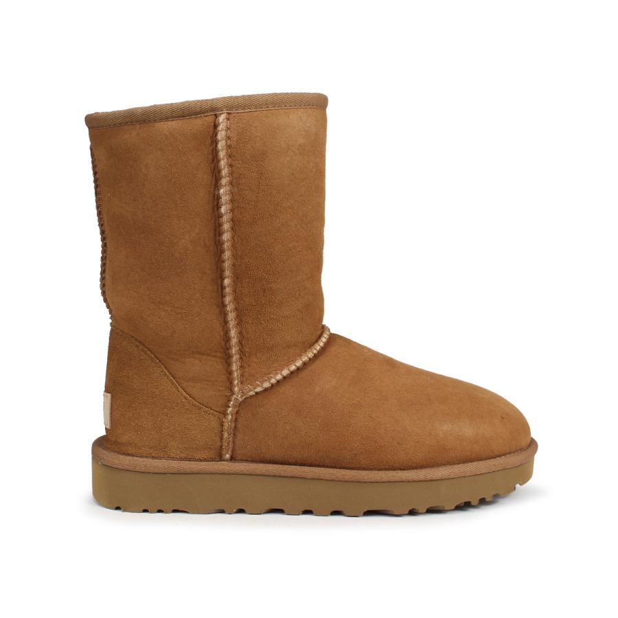UGG ブラウン系ムートンブーツミニファスナー付きウォータープルーフ