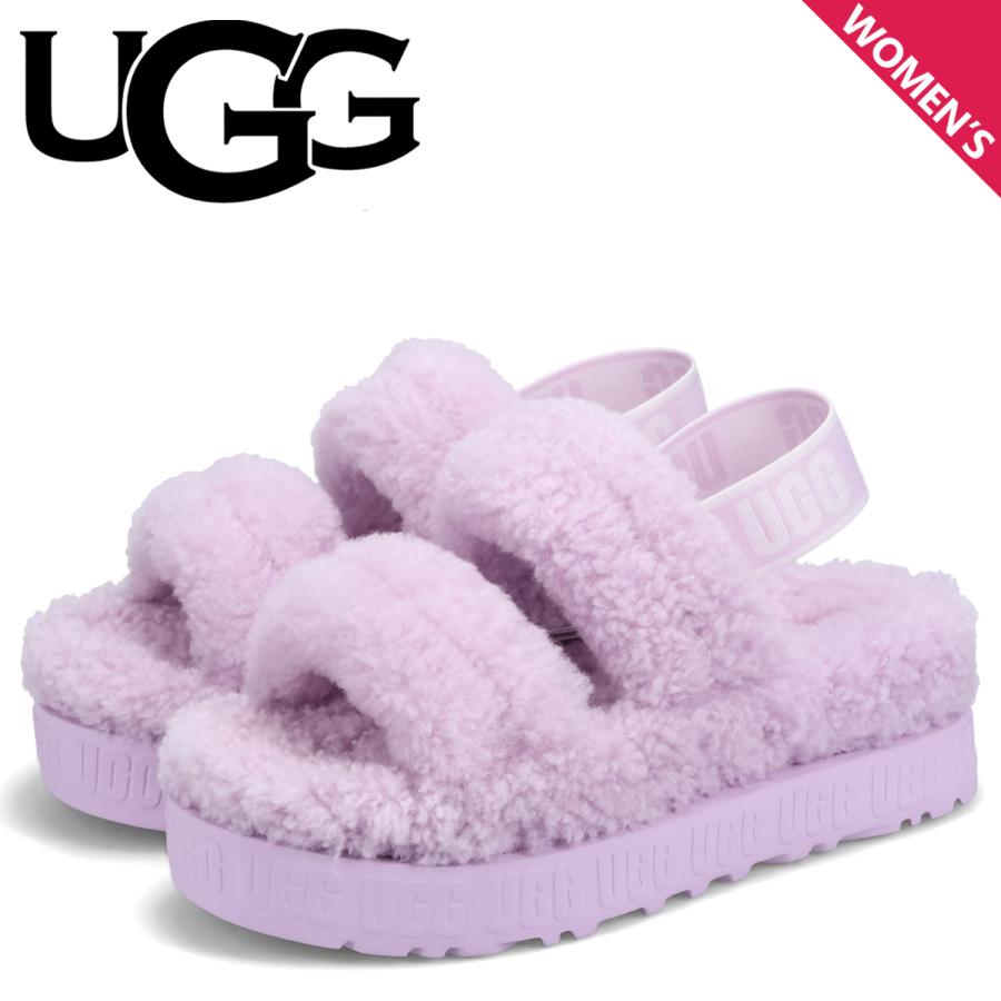 UGG パープルファーサンダル 楽天市場】【レビュー記載でプレゼント】 UGG サンダル ファー