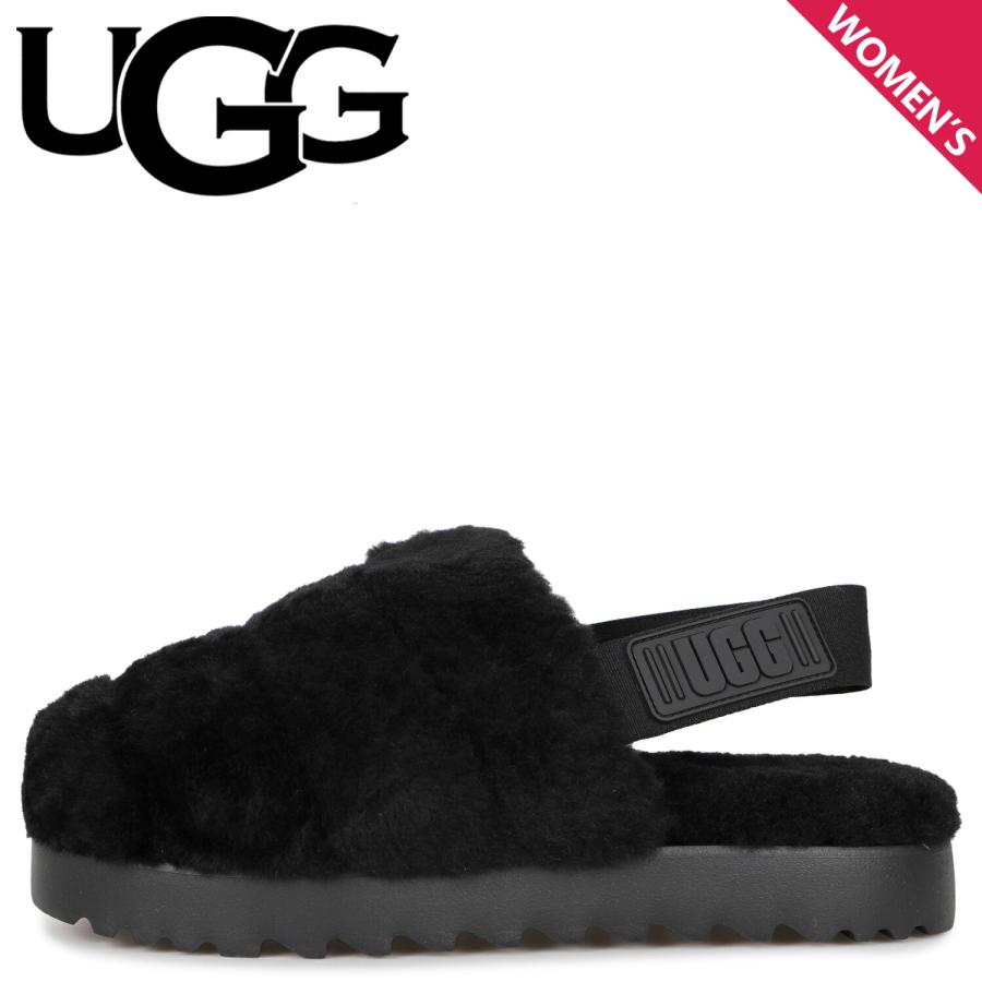 【値下げ】UGG SUPER FLUFF SLIPPER ブラック UGG Women's Super Fluff Slipper - FREE Shipping & FREE
