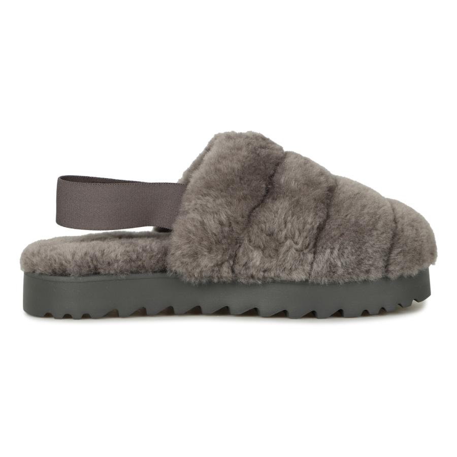UGG スーパーフラッフスリッパ グレー 【公式通販】