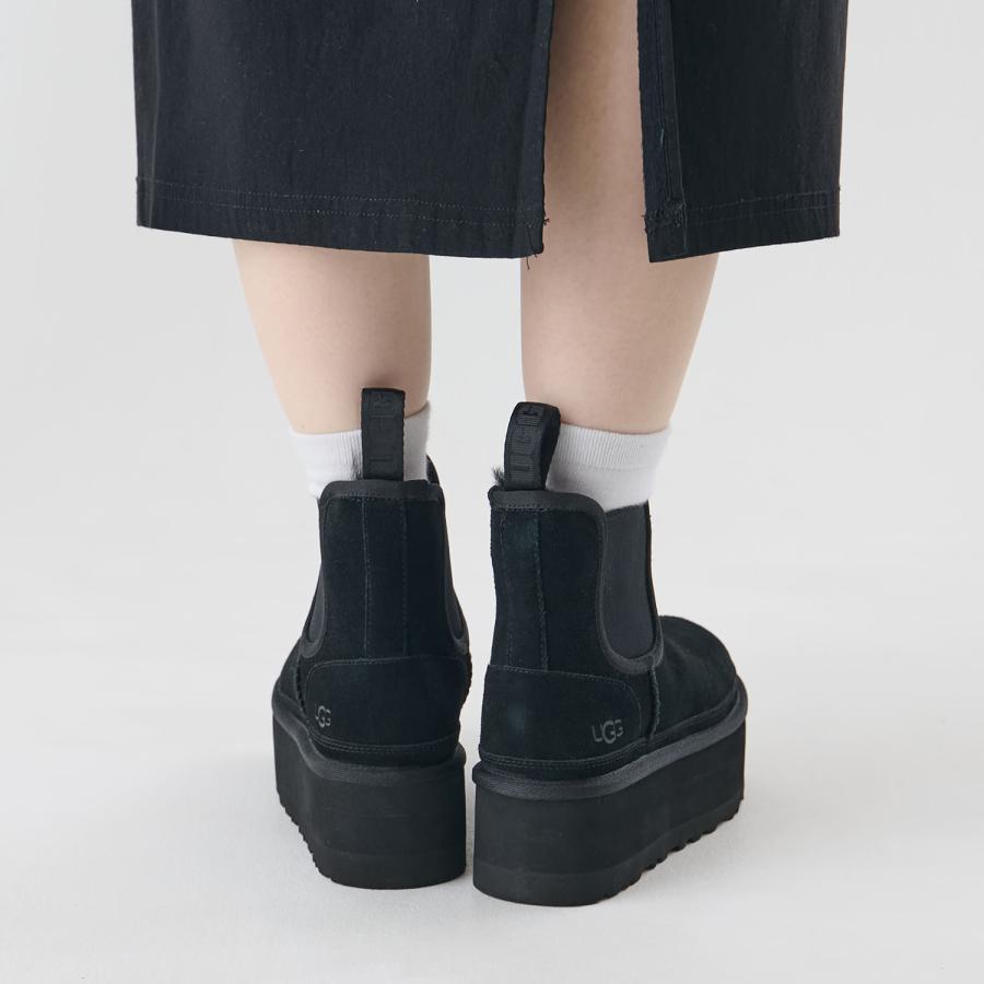 UGG（アグ） ニューメル プラットフォーム チェルシー ブーツ 