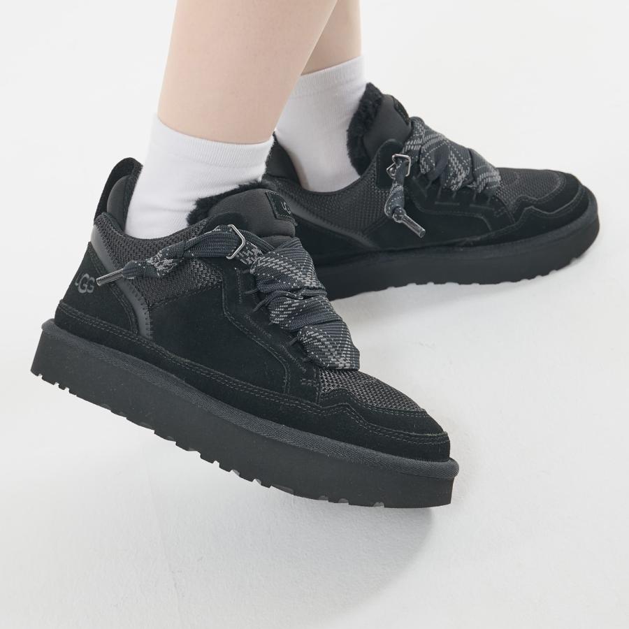 最終値下げ　新品未使用 UGG ブラック スニーカー UGG（アグ） スニーカー ローメル レディース LOWMEL ブラック 黒