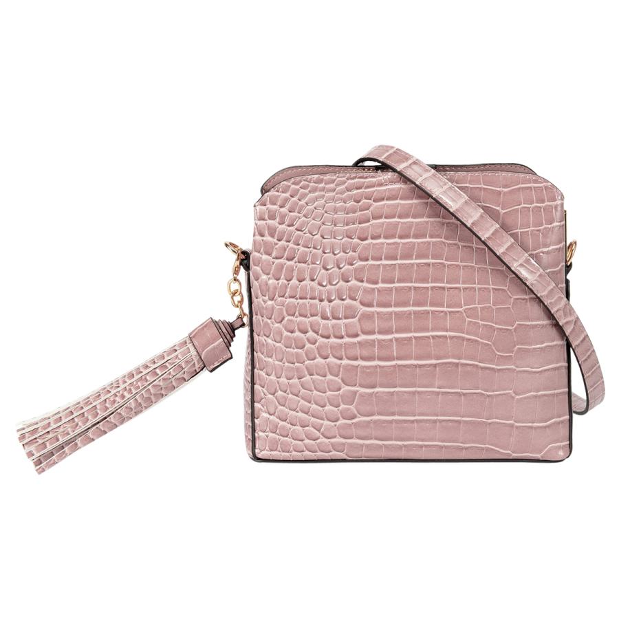 Ungrid（アングリッド） ショルダーバッグ レディース SHINY SMALL CROCO BIG TASSEL BAG UNG ...
