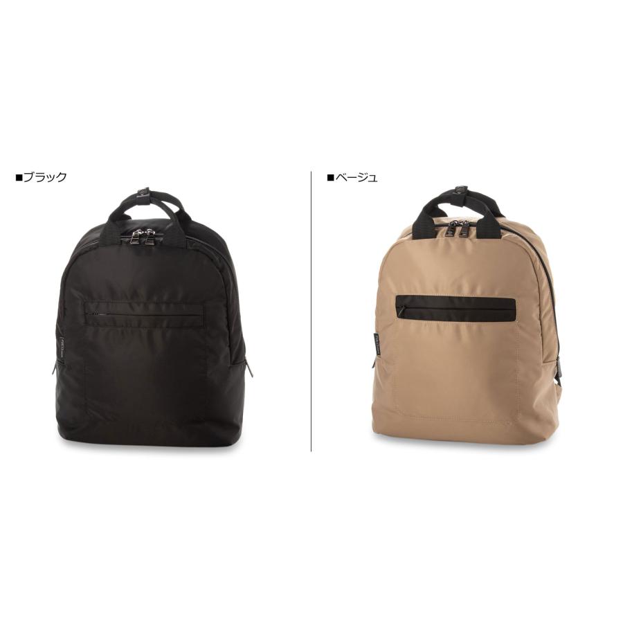 YSACCS vous et イザックヴーエ リュック バッグ バックパック レディース NYLON RUCKSACK ブラック ベージュ 黒 YV005-03 母の日｜biget｜02