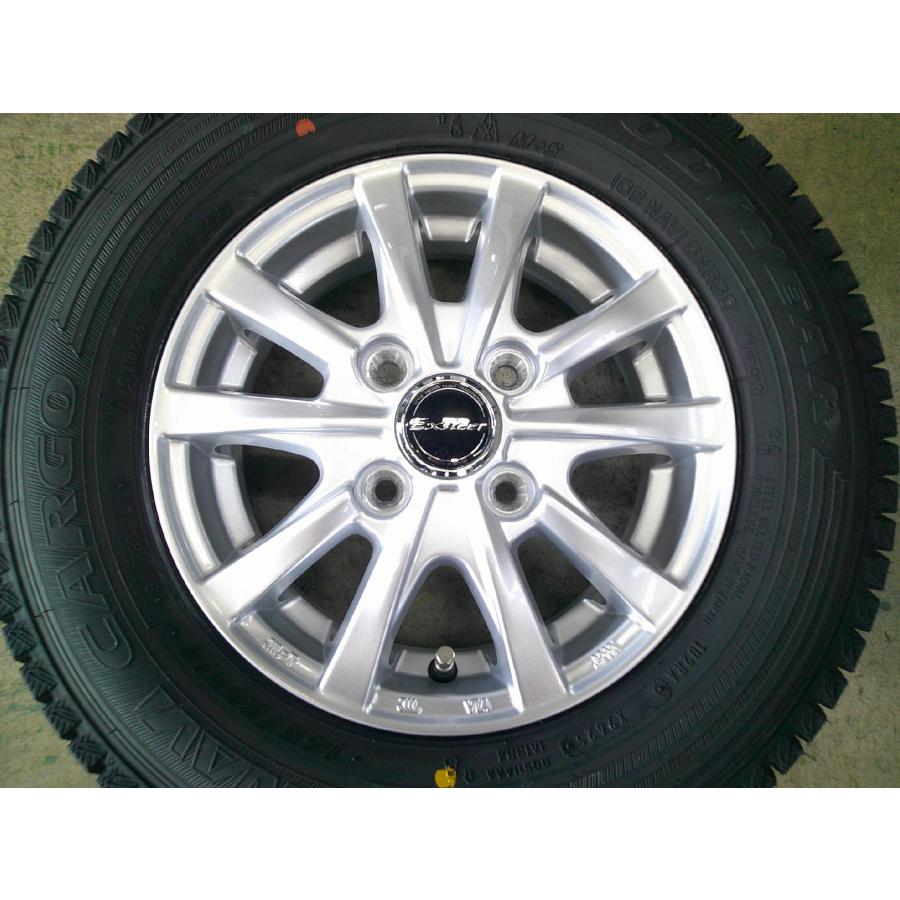 軽バン　軽トラ　スタッドレス　グッドイヤー　アイスナビ　2019年 アイスナビ CARGO 軽トラ 軽バン 新品スタッドレスセット グッドイヤー