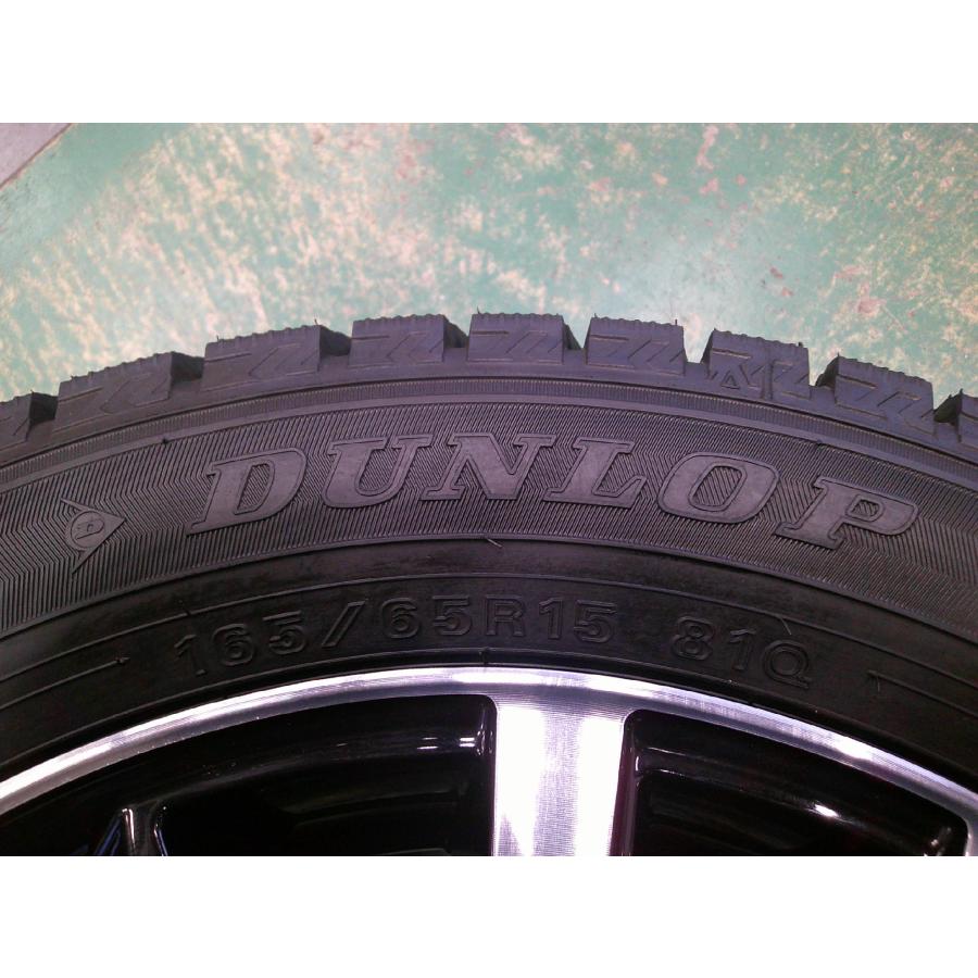 ソリオ デリカD2 タフト 中古スタッドレスセット ウィンターマックス WM02 165/65R15 セレブロ WF5｜bigfoot-upic｜04