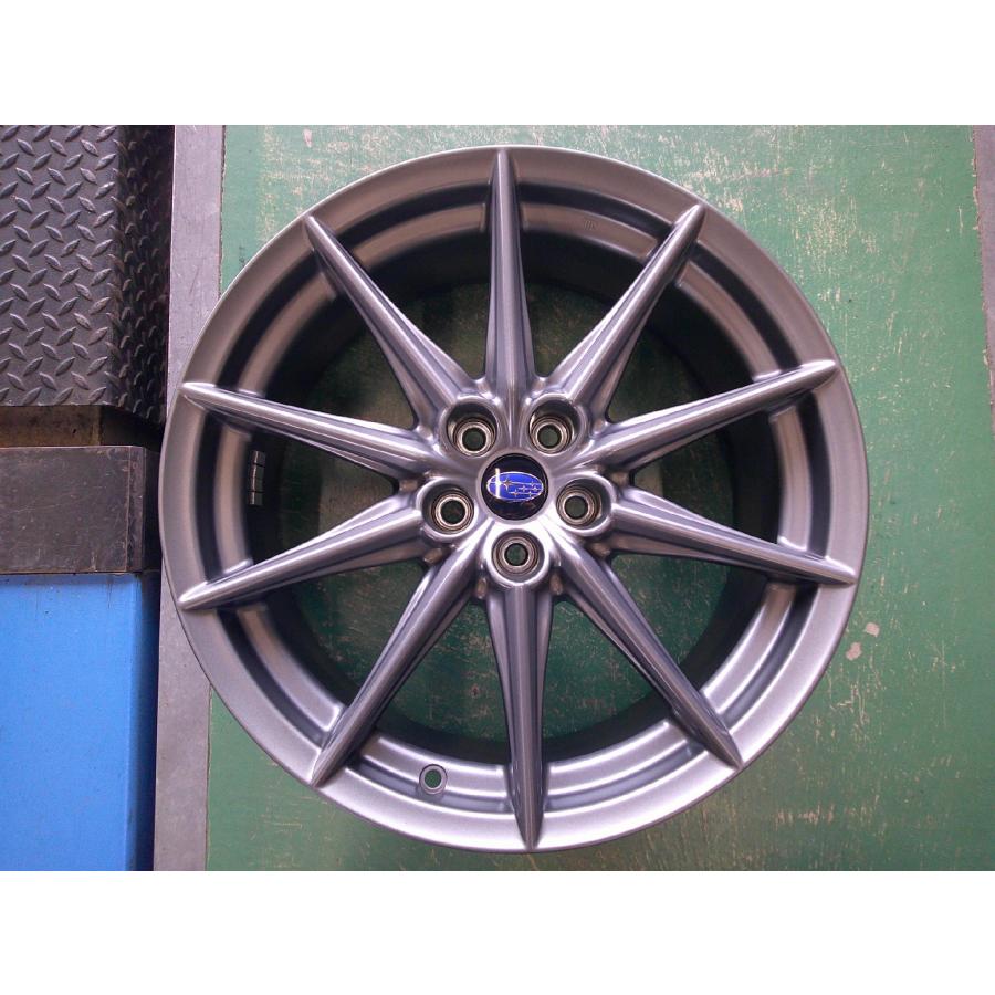 BRZ スバル BRZ純正 18x7.5J +48 PCD100 5H ZD8 リペア用 流用に 