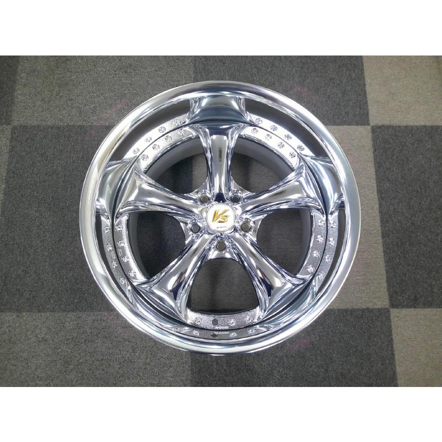 WORK 600本限定 WORK VS KF# 18x10.5J +2 PCD114.3 5H クロームメッキ
