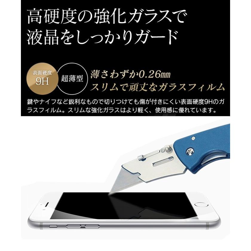 iPhone 強化ガラス アンチグレア 反射防止  保護フィルム iPhone8 iPhone7 iPhone6 plus 対応 硬度9H 極薄 0.26mm  ゆうパケット送料無料 | Apple | 01