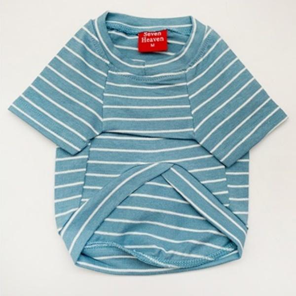 ペットとお揃い 犬用 猫用 服 ボーダー 動物用Sサイズ 人間用フリーサイズ ホワイト ブルー ピンク かわいい 部屋着 一緒にお散歩 送料込み |  | 08