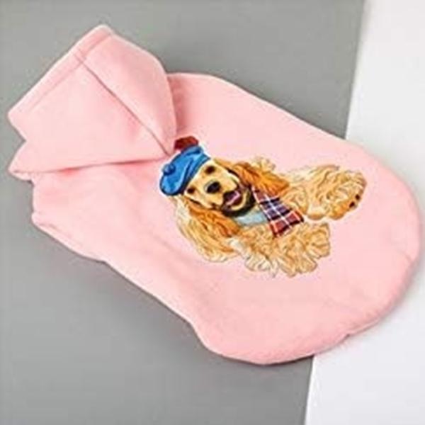 犬用 服 Mサイズ イラストプリント柄 ピンク ミントグリーン かわいい おしゃれ 着せ替え 送料込み |  | 01