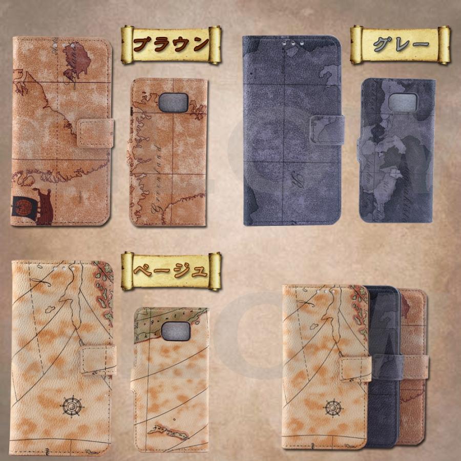 SAMSUNG docomo Galaxy S6 3点セットSC-05G/S6edge SC-04G/au S6edge SCV31地図柄 マップ柄 手帳型 PUレザーケース  ゆうパケット送料無料 | SAMSUNG | 01