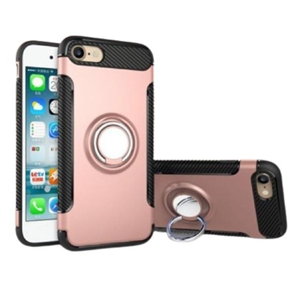 iPhone8/8Plus iPhone7/7Plus SE 第二世代 リング＆メタルプレート付きTPUケース 強化ガラス＆タッチペン付き ゆうパケット送料無料 |  | 01