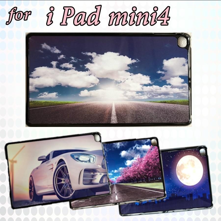 iPad mini4 オリジナルケース 風景柄 3点セット 保護フィルム&タッチペン スマートケース  アイパッドミニ4 smart cover　ゆうパケット送料無料 | iPad mini