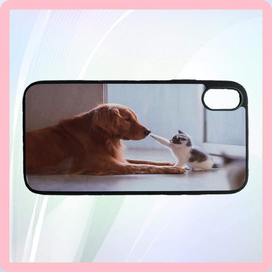 iPhone X ,i Phone XR ,i PhoneXs max ペット 犬 猫 アザラシ オリジナルケース 強化ガラス＆タッチペン付き ゆうパケット送料無料｜bigforest｜04