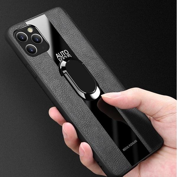 iPhone 12 , iphone 12 pro max , iphone 12 mini 合皮TPUリング付きケース 強化ガラス＆タッチペン付き ゆうパケット送料無料 | iPhone 12