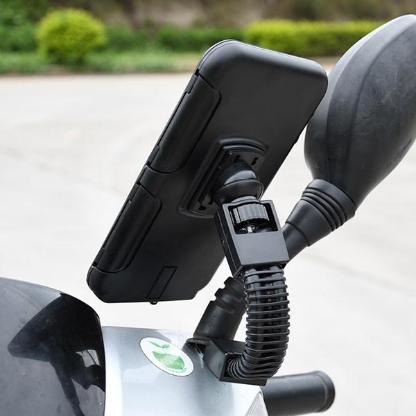 スマホホルダー 防水ケース オートバイ バイク サイクリング ナビゲーション 他機種対応 スクーター 固定用 スタンド 4 01 Big Forest 通販 Yahoo ショッピング