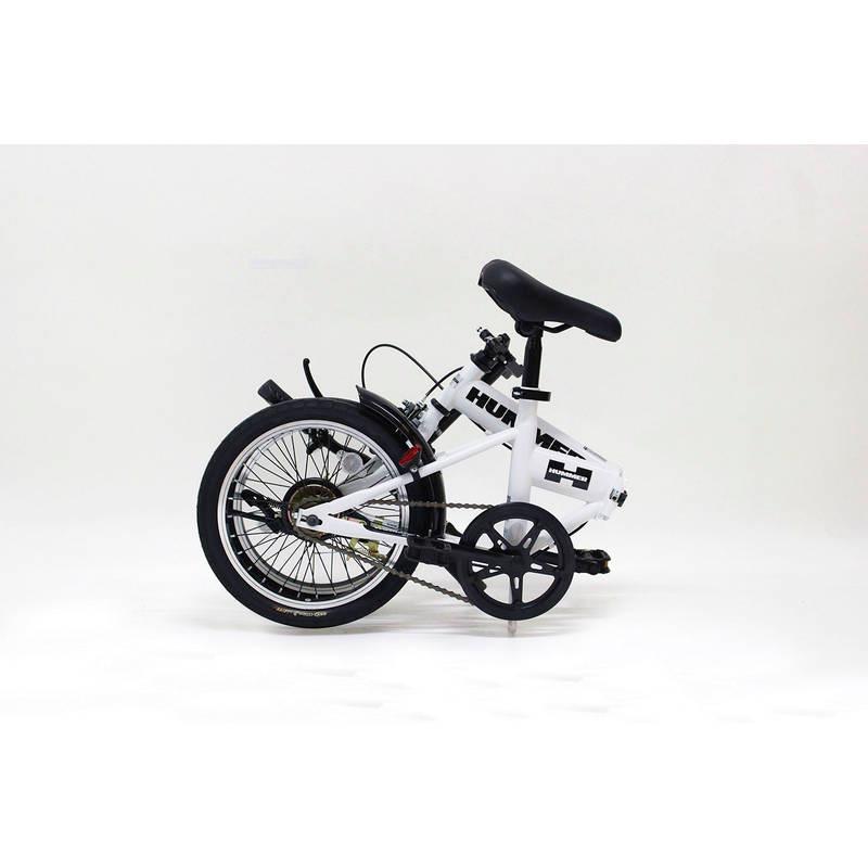 ハマー ノーパンク16インチ折畳自転車WH MG-HM16N-WH【直送品